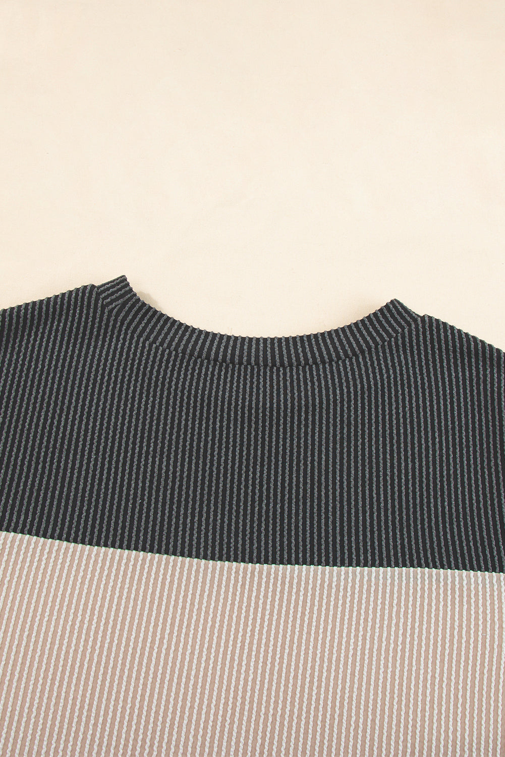 Skobeloff Rib Textured Colorblock T Shirt