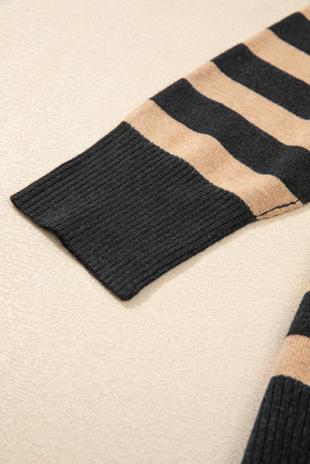 Green Collared Quarter Zipper Oversized Sweater