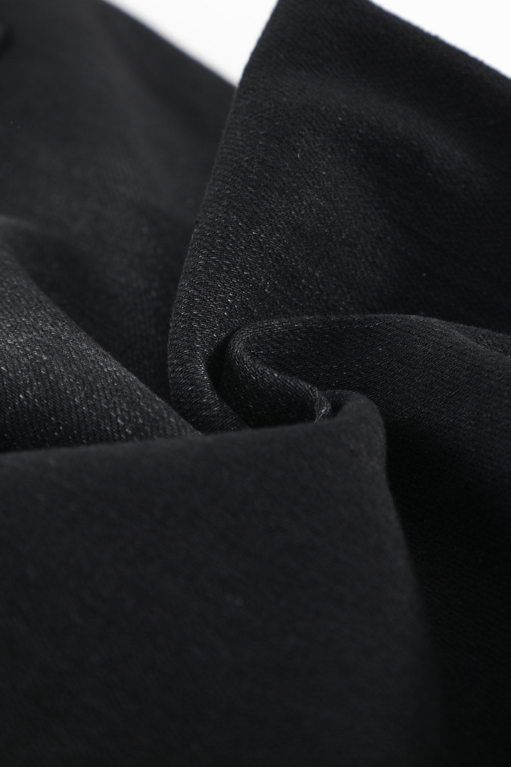 Black Wash Vintage Wide Leg Jeans