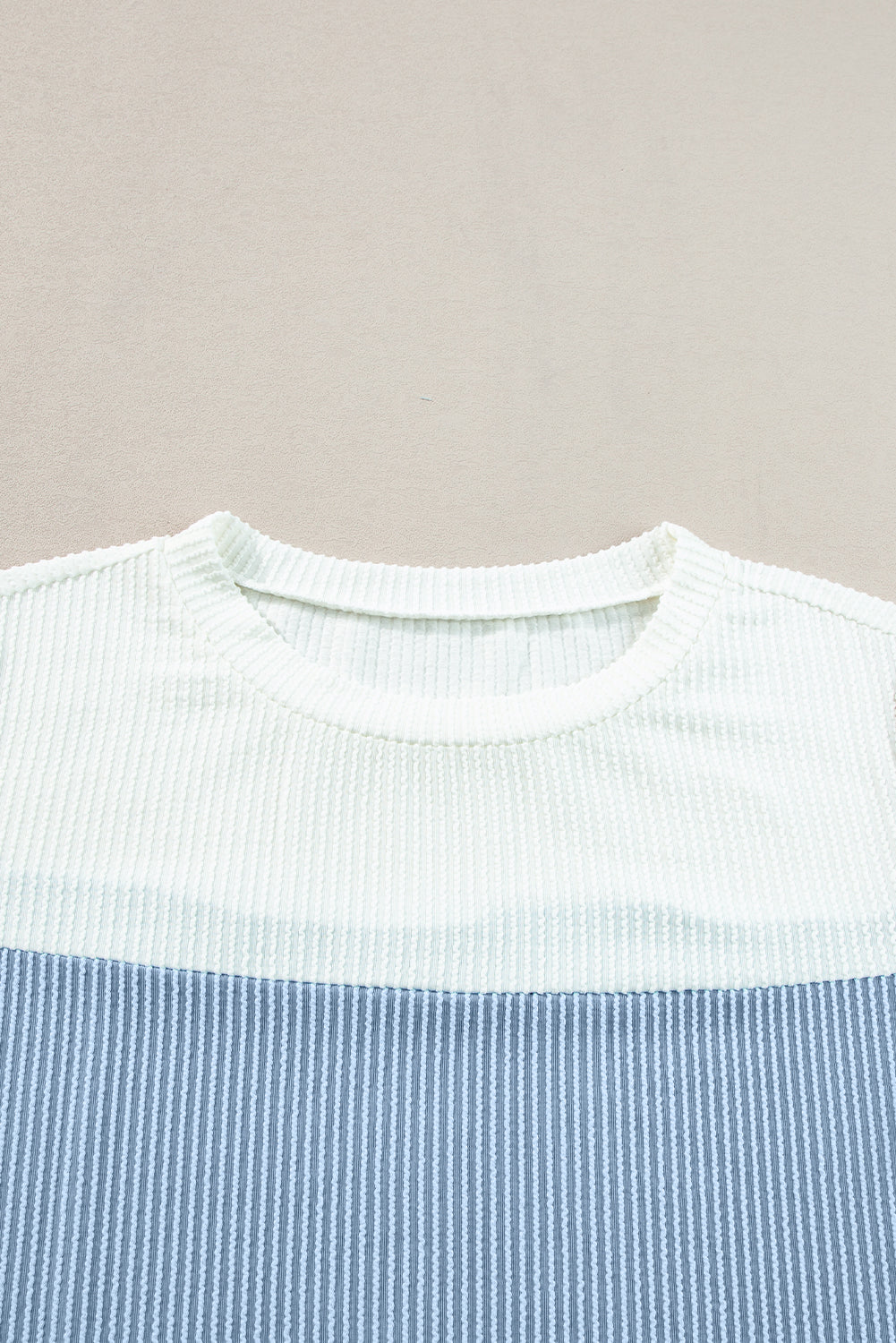 Skobeloff Rib Textured Colorblock T Shirt