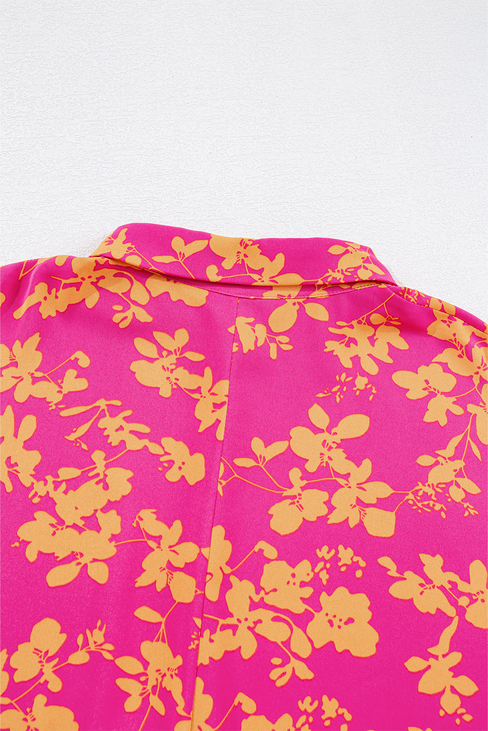 Green Floral Print Drawstring Tunic Flowy Short Dress