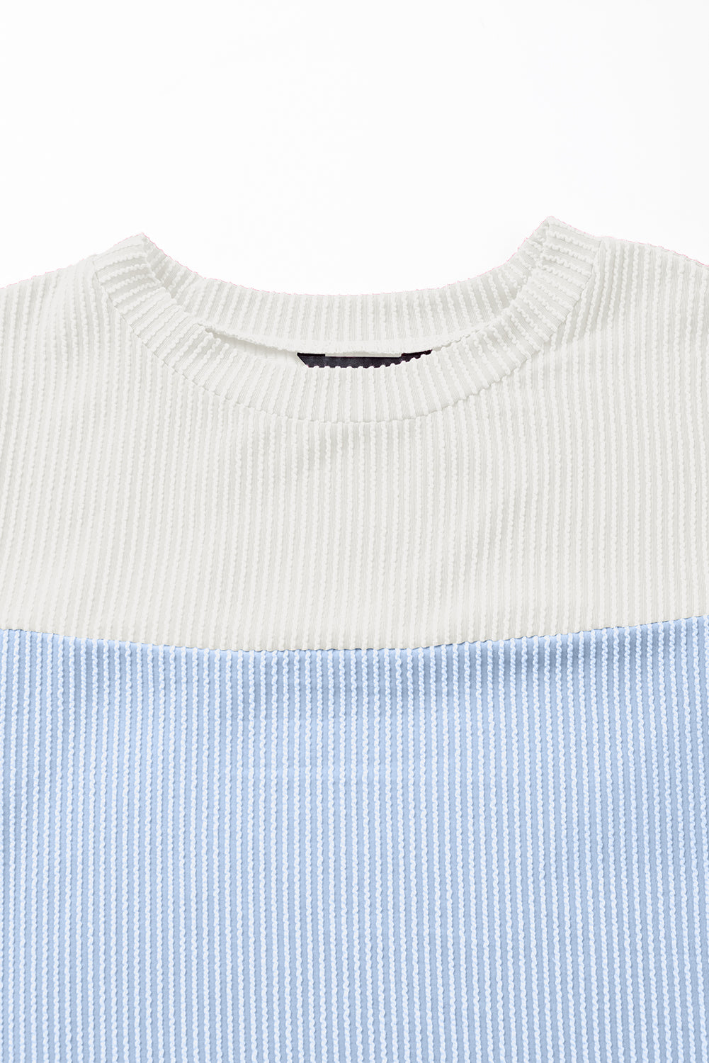 Skobeloff Rib Textured Colorblock T Shirt