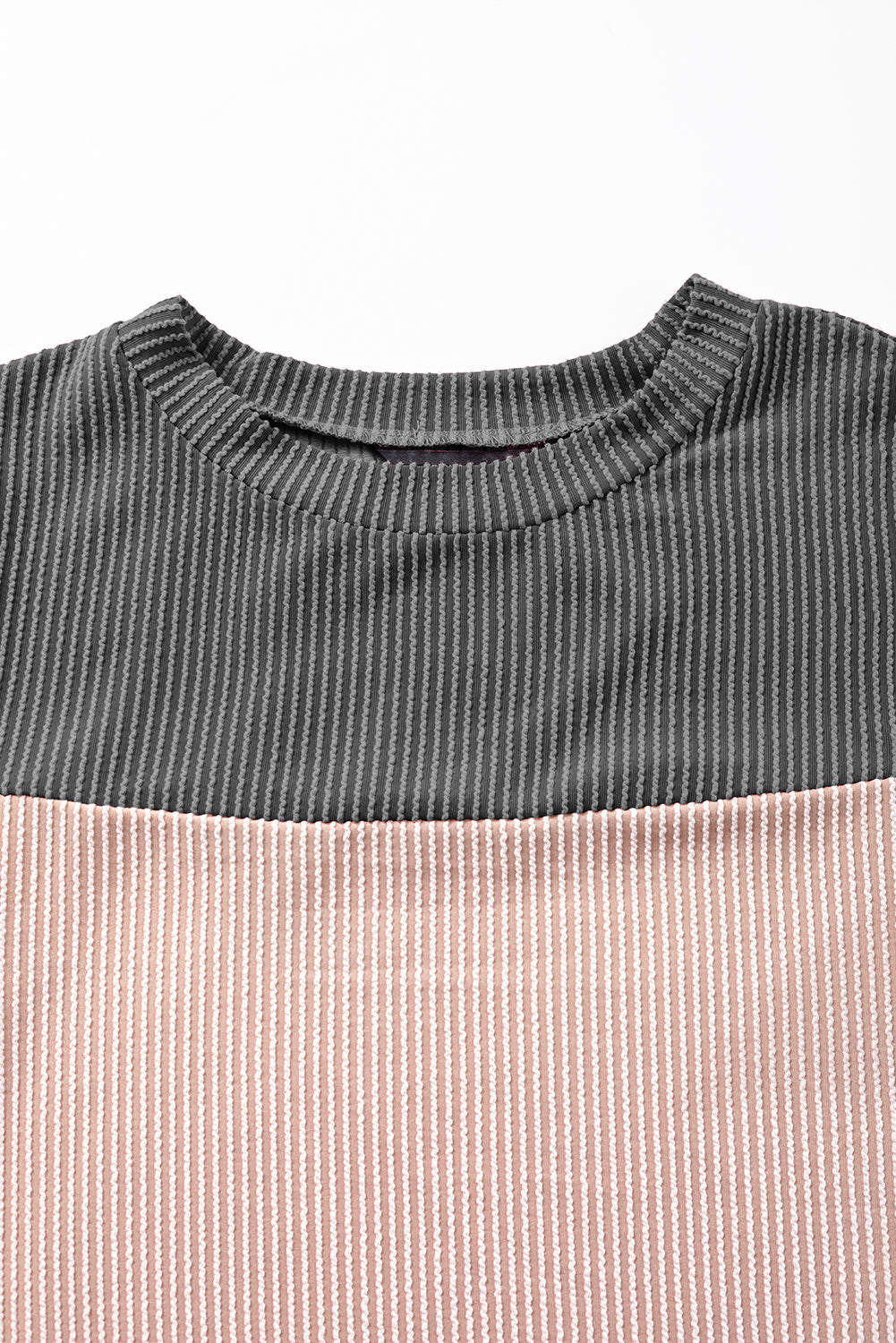 Skobeloff Rib Textured Colorblock T Shirt