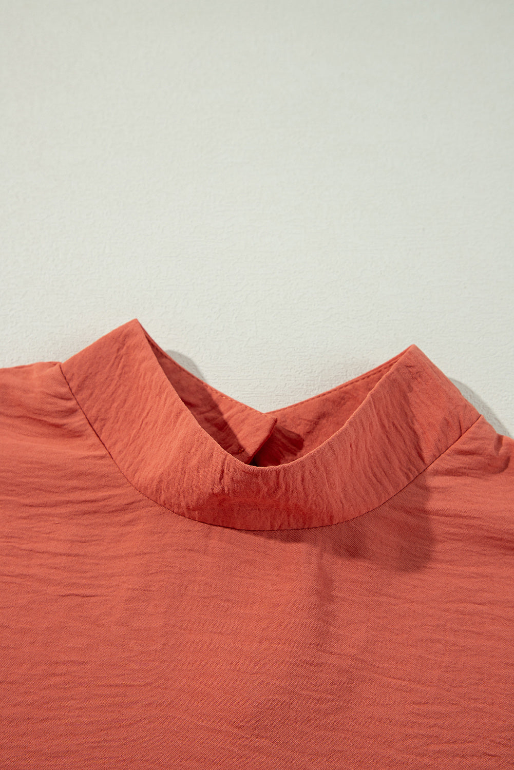 Parchment Swiss Dot Balloon Sleeve Loose Blouse