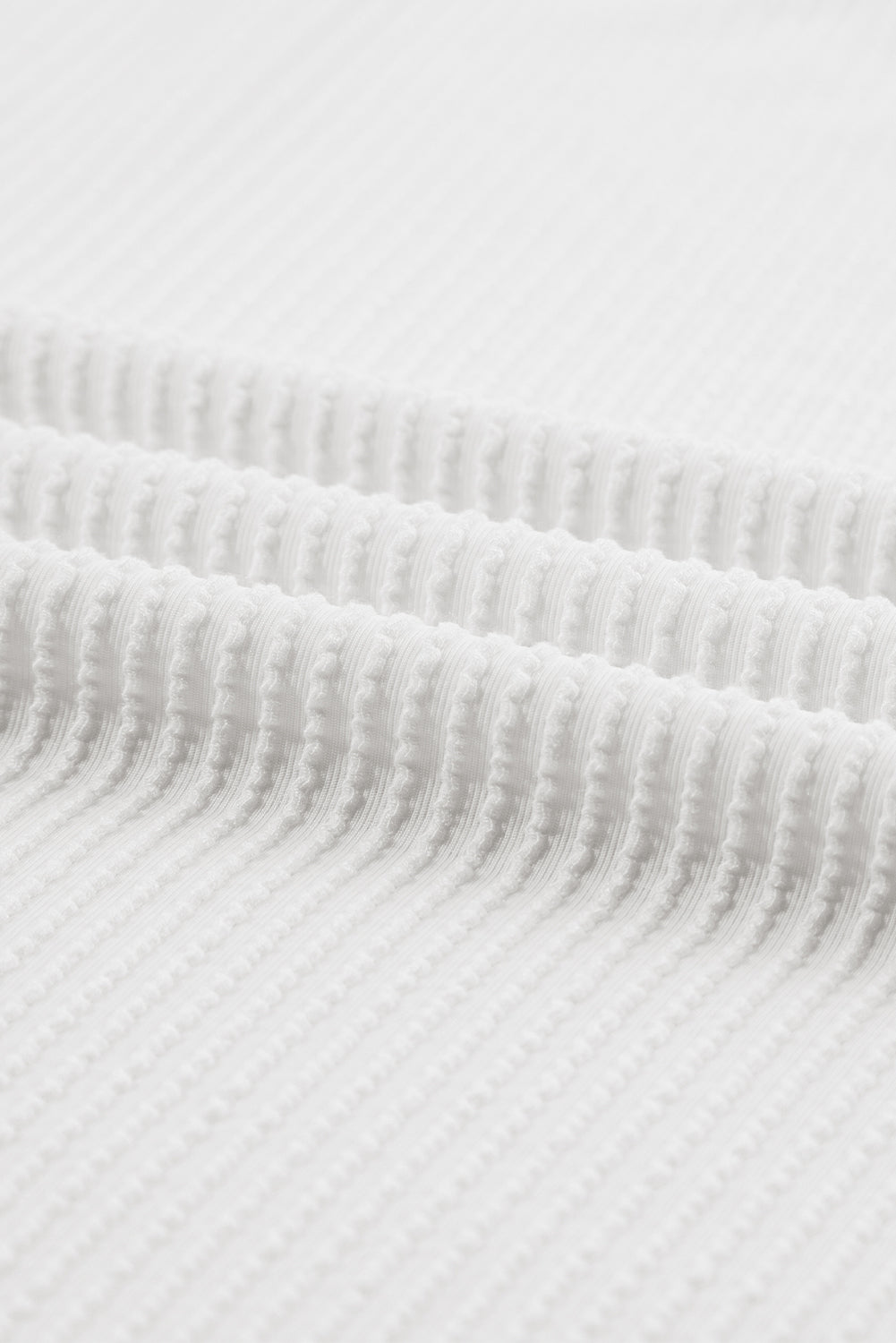 Carbon Grey Color Block Ribbed Knit Quarter Sleeve Top