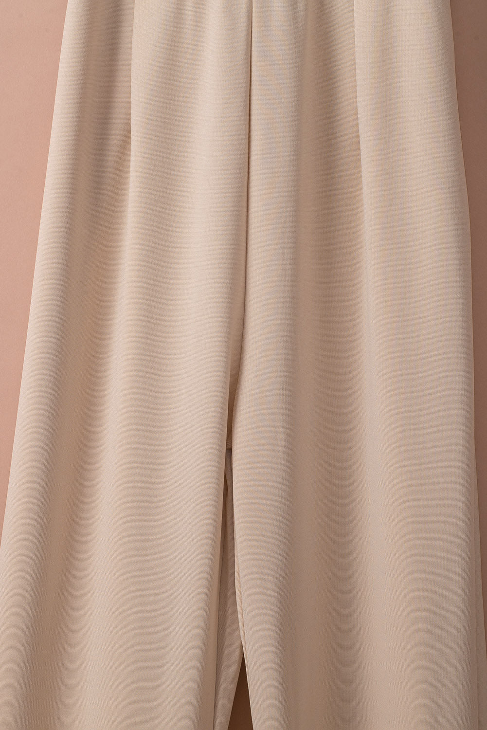 Blue Bracelet Sleeve Waist Tie Wide Leg Jumpsuit