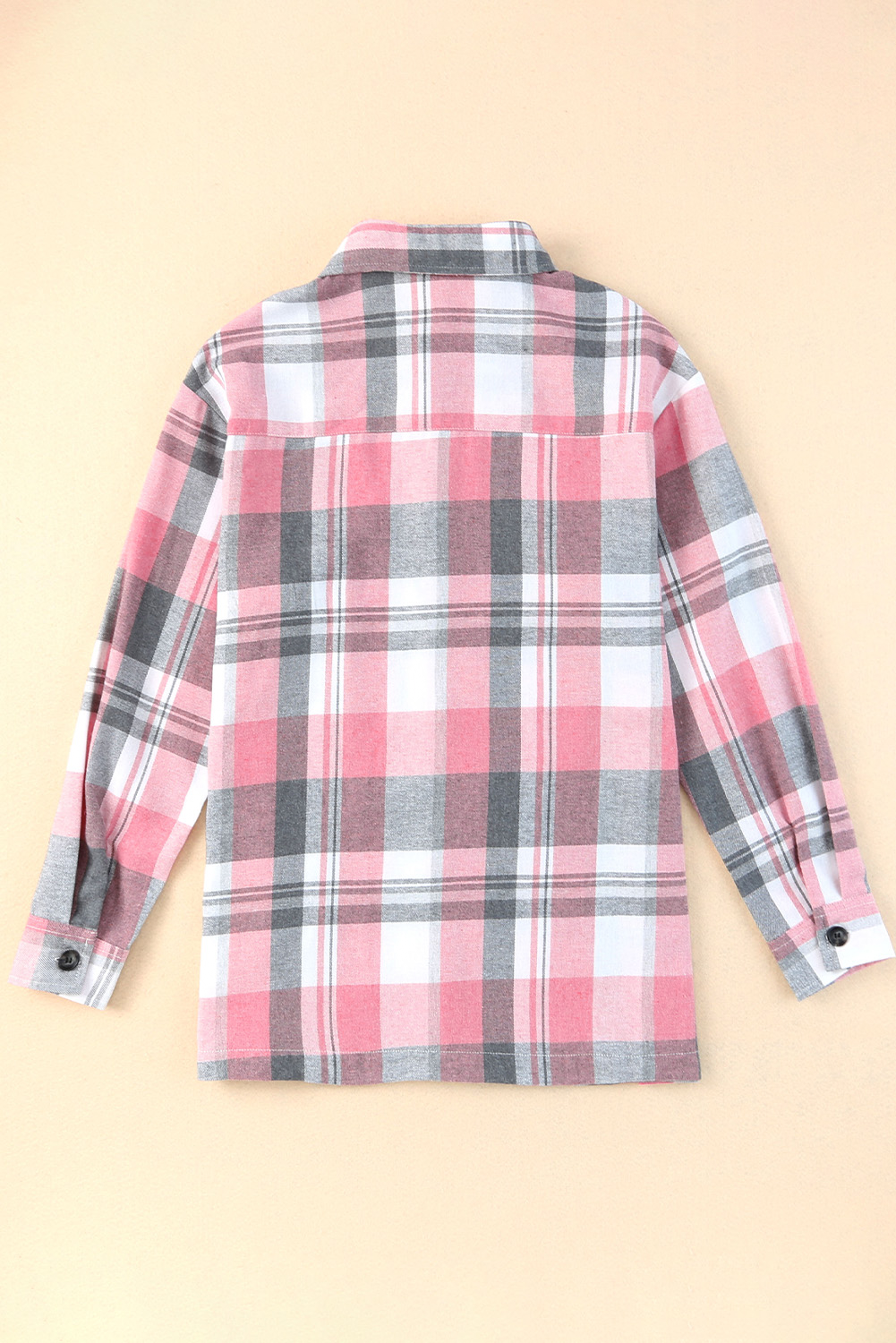 Yellow Plaid Button Up Patch Pocket Shirt