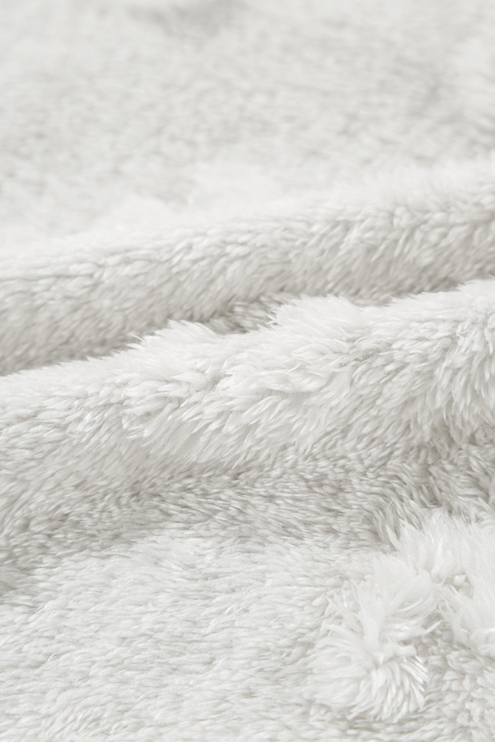 Lavendula Textured Leopard Fleece Loose Two Piece Lounge Set