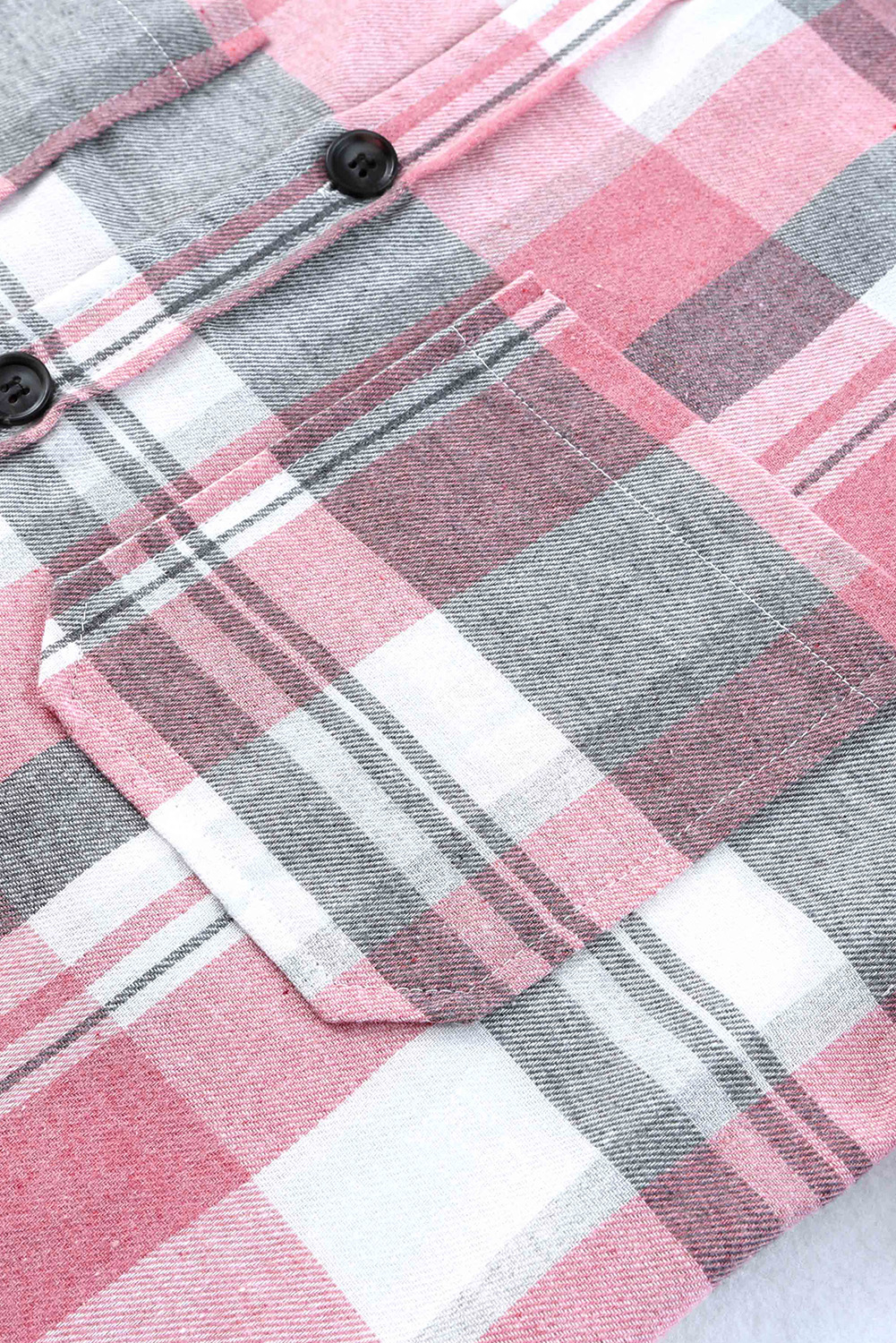 Yellow Plaid Button Up Patch Pocket Shirt