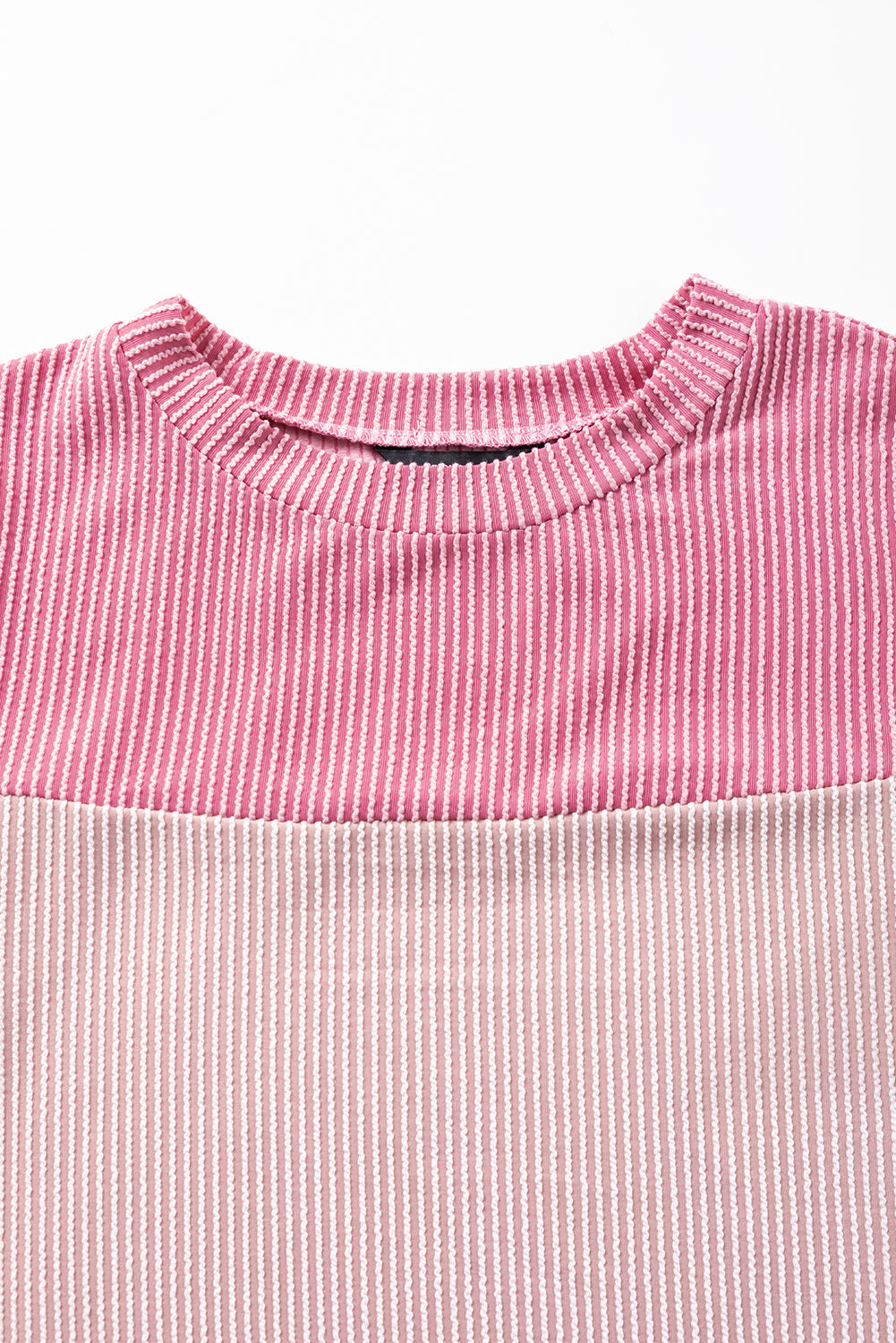 Skobeloff Rib Textured Colorblock T Shirt