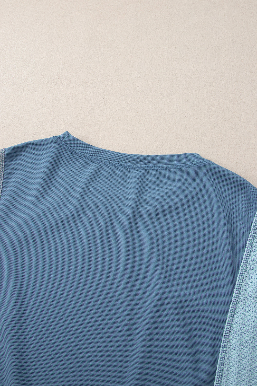 Green Colorblock Stitching Patchwork Buttoned Long Sleeve Top