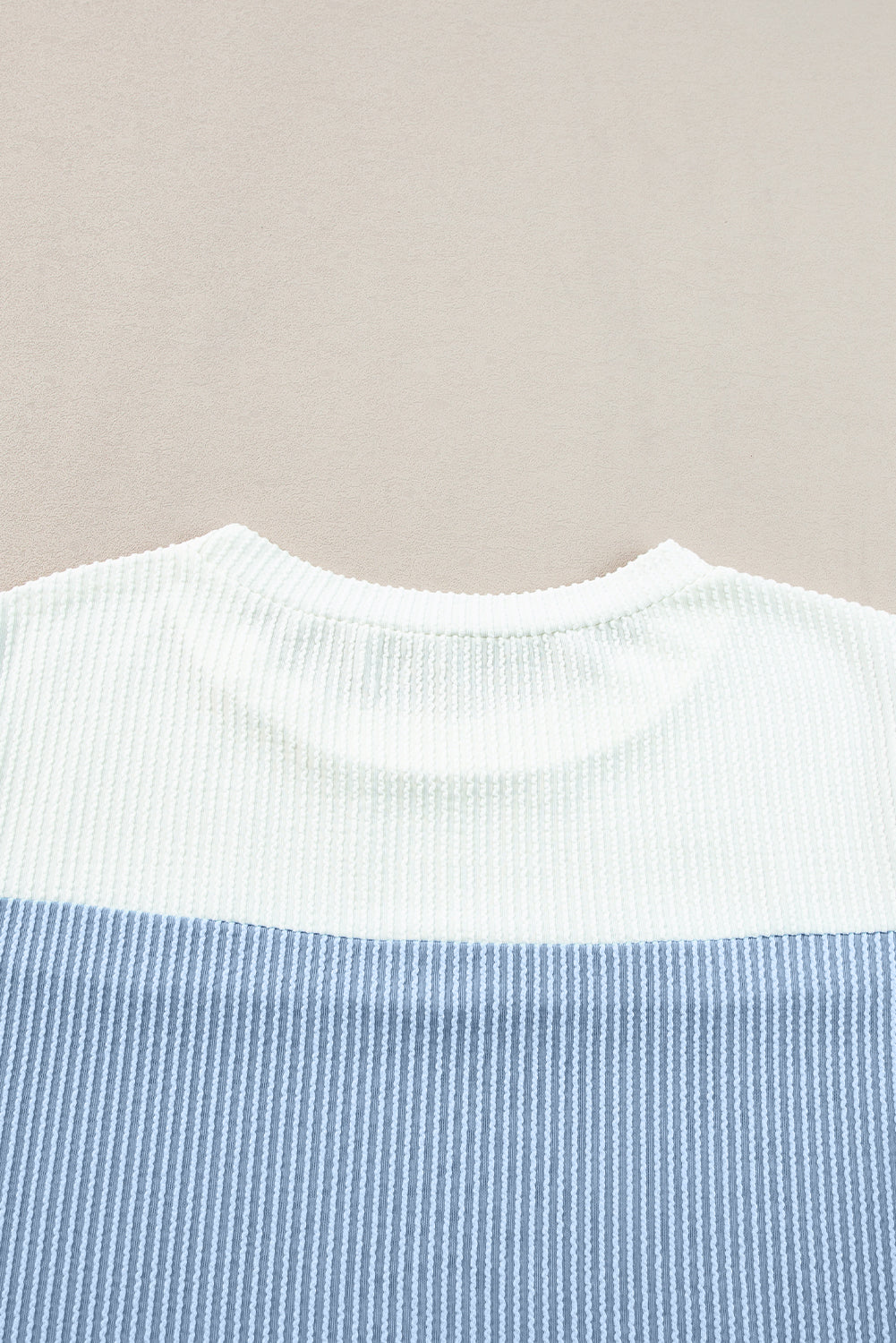 Skobeloff Rib Textured Colorblock T Shirt