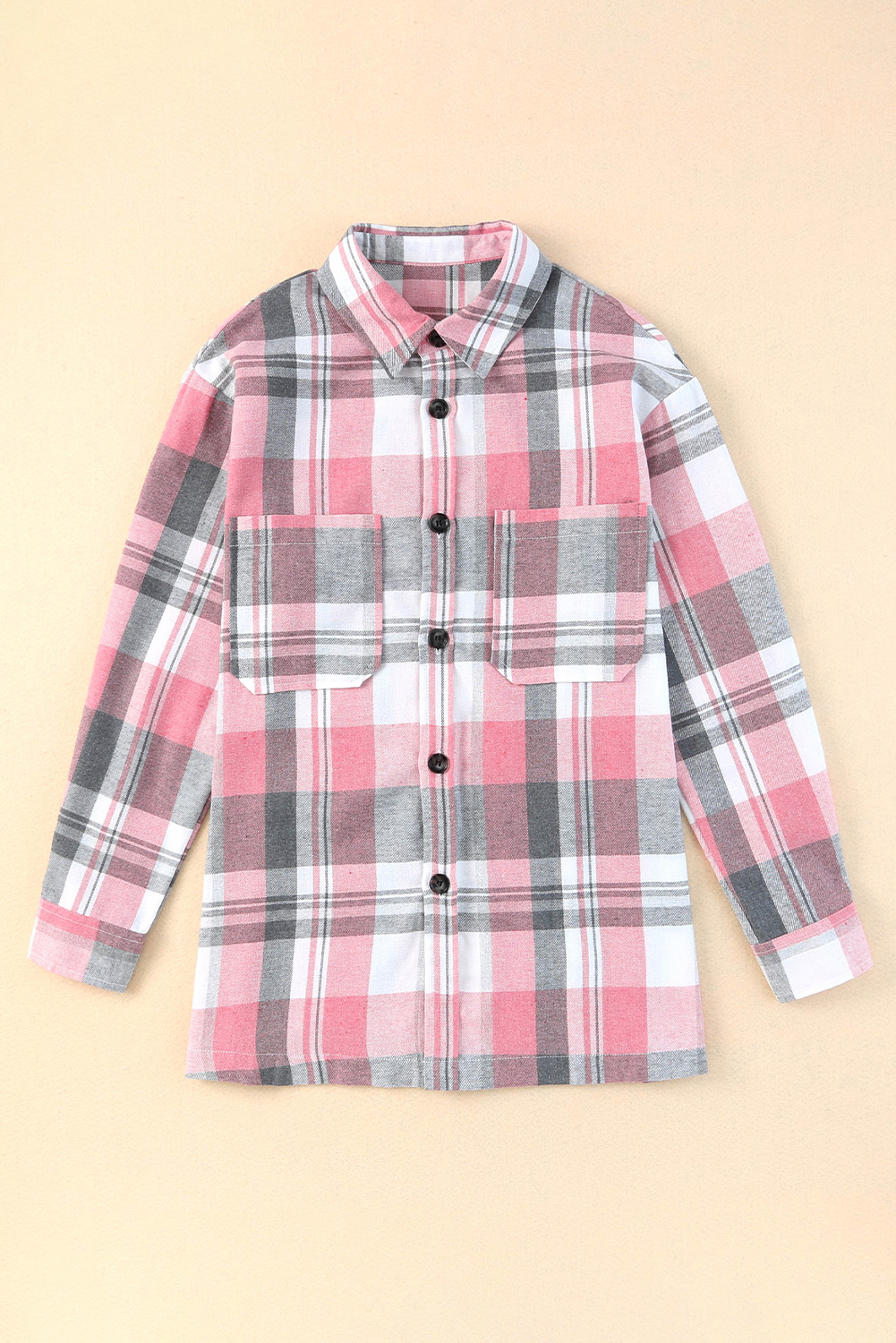Yellow Plaid Button Up Patch Pocket Shirt