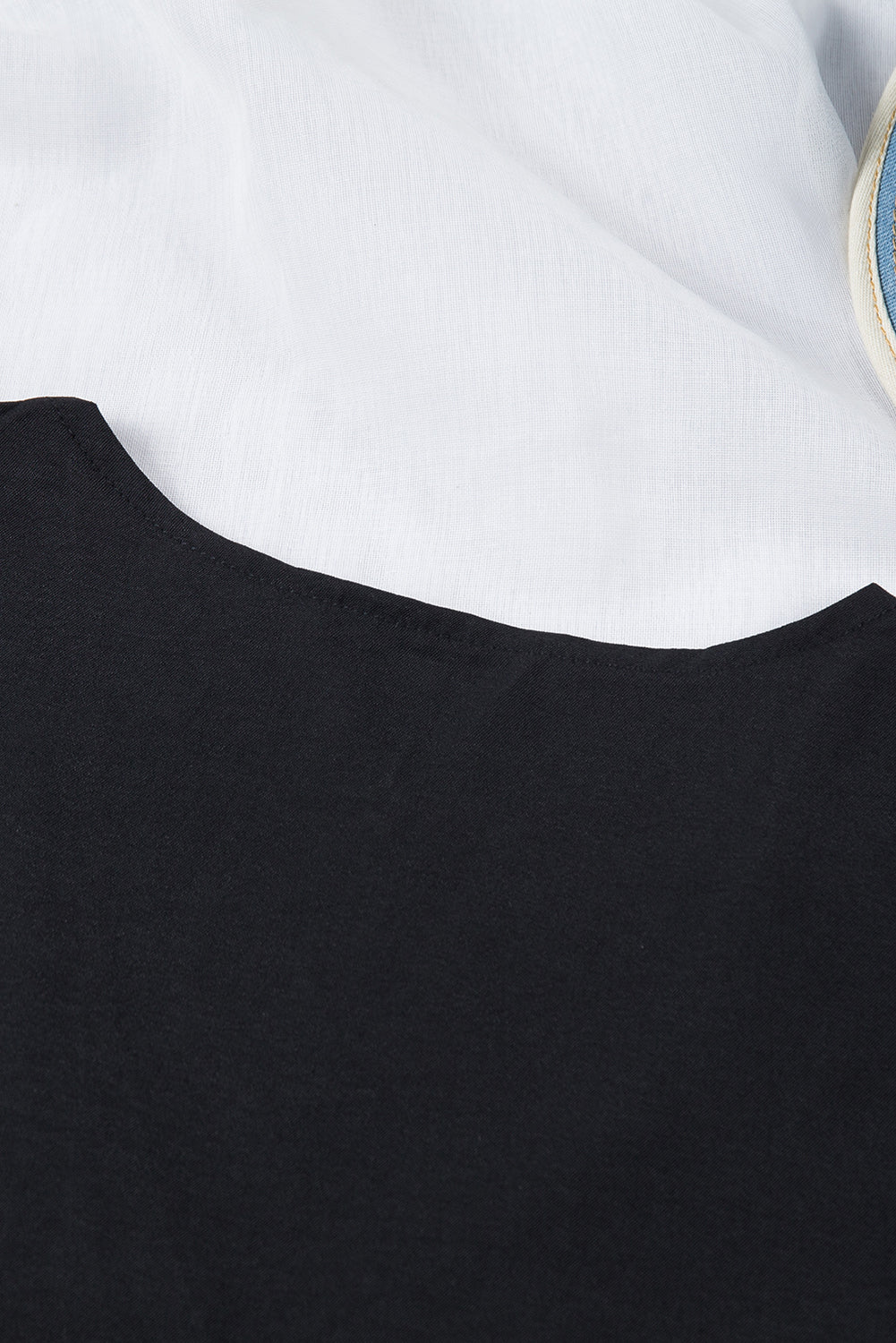 Green Flare Sleeve V Neck Loose Blouse