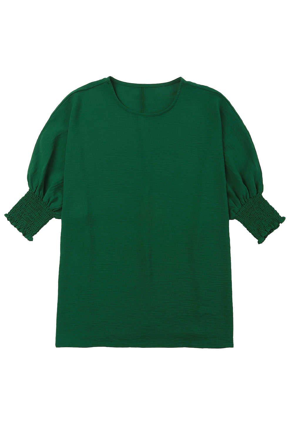 Rose Smocked Wrist Shift Top