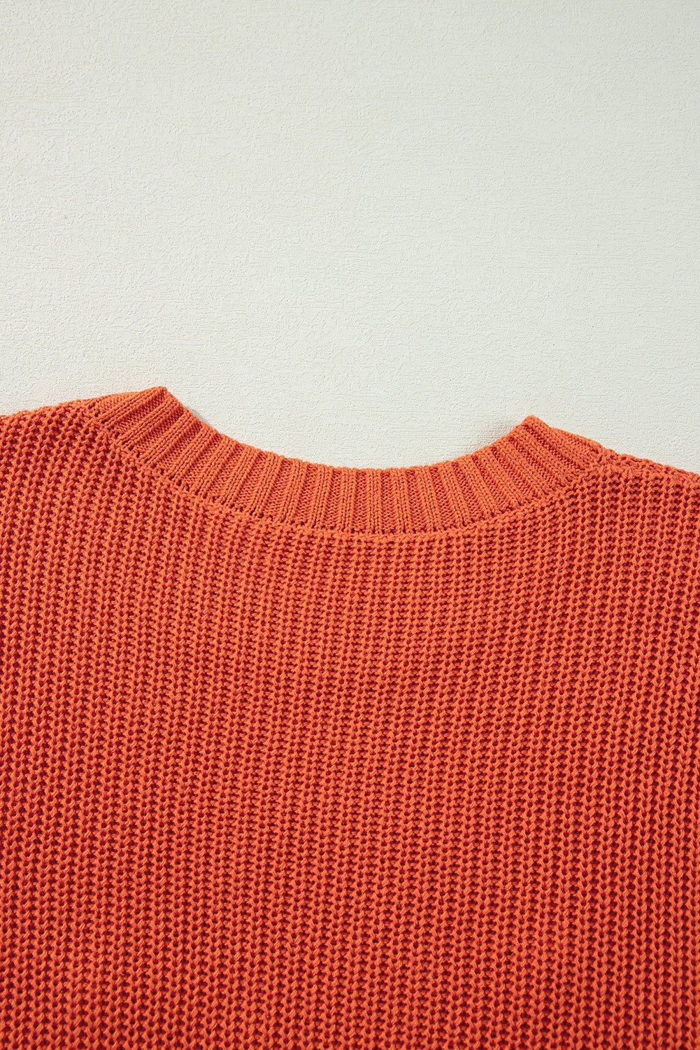 Red Sandalwood Thanks Giving Letter Graphic Crew Neck Sweater