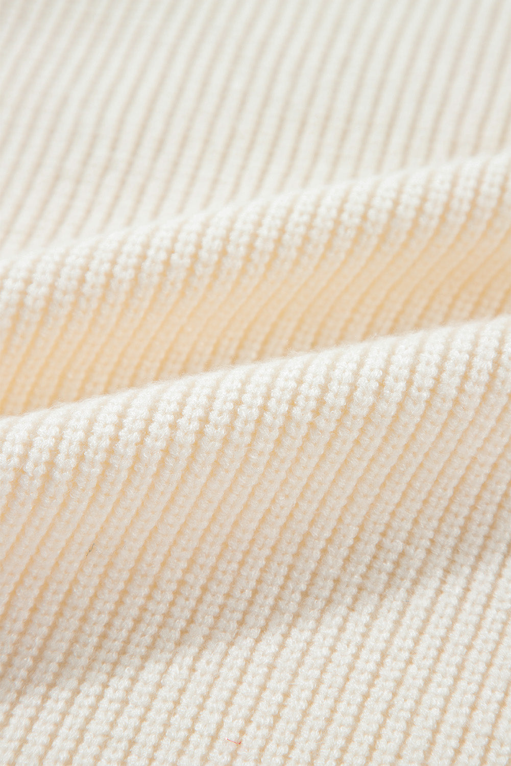 Beige Tinsel Holly Jolly Graphic Classic Sweater