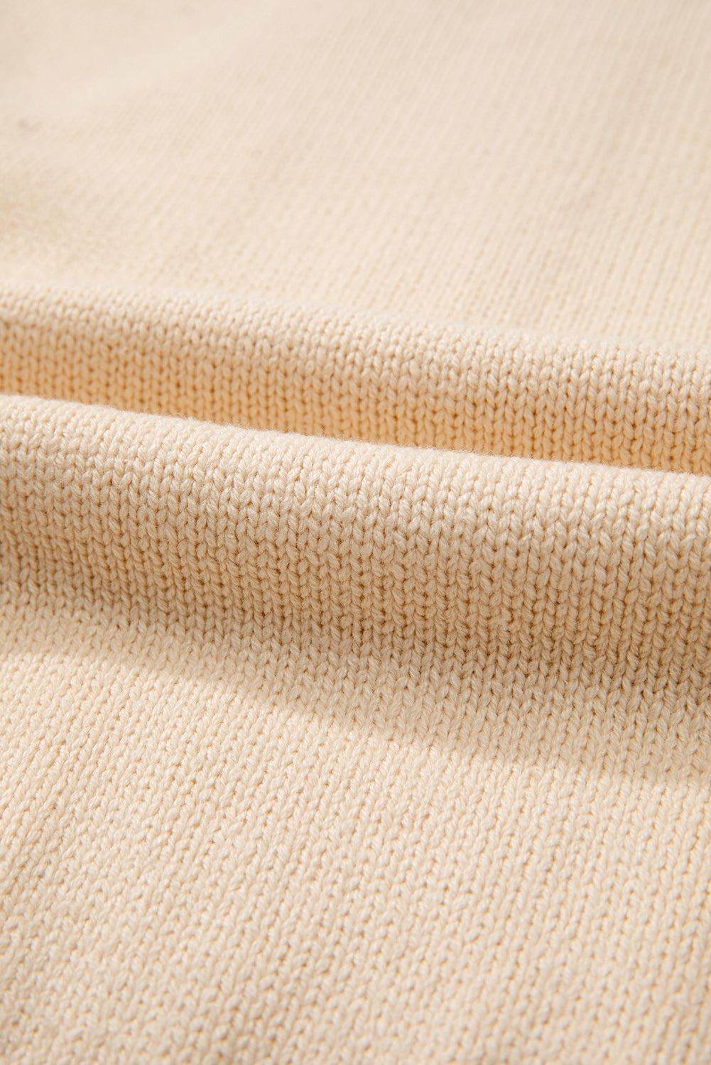 Black Open Knit Drop Shoulder Sweater Cardigan