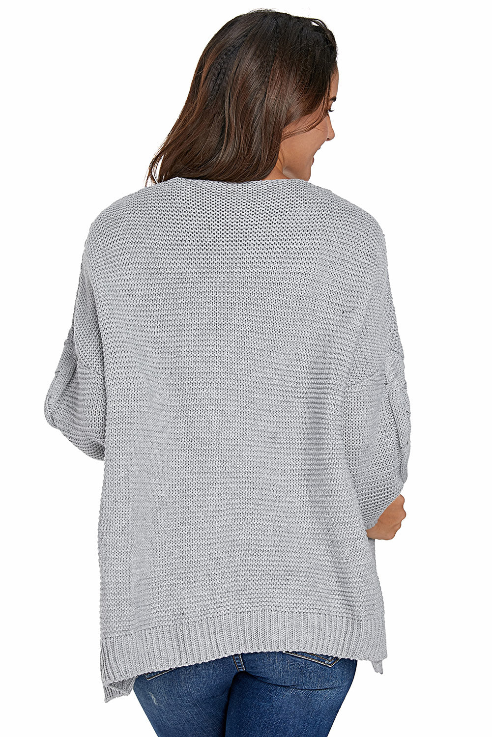 Olive Chunky Wide Long Sleeve Knit Cardigan