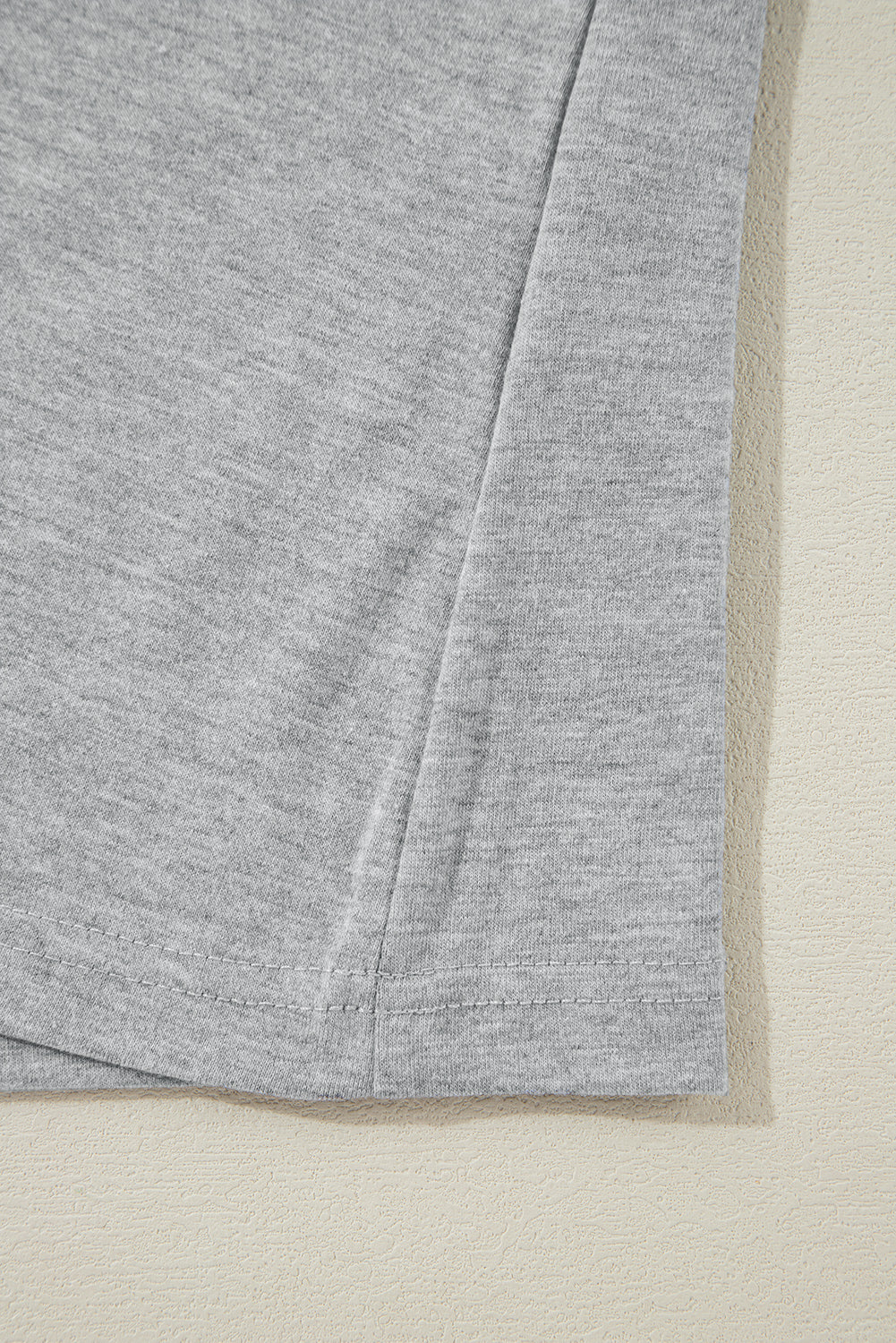 Black Crew Neck Pleated Tank Top