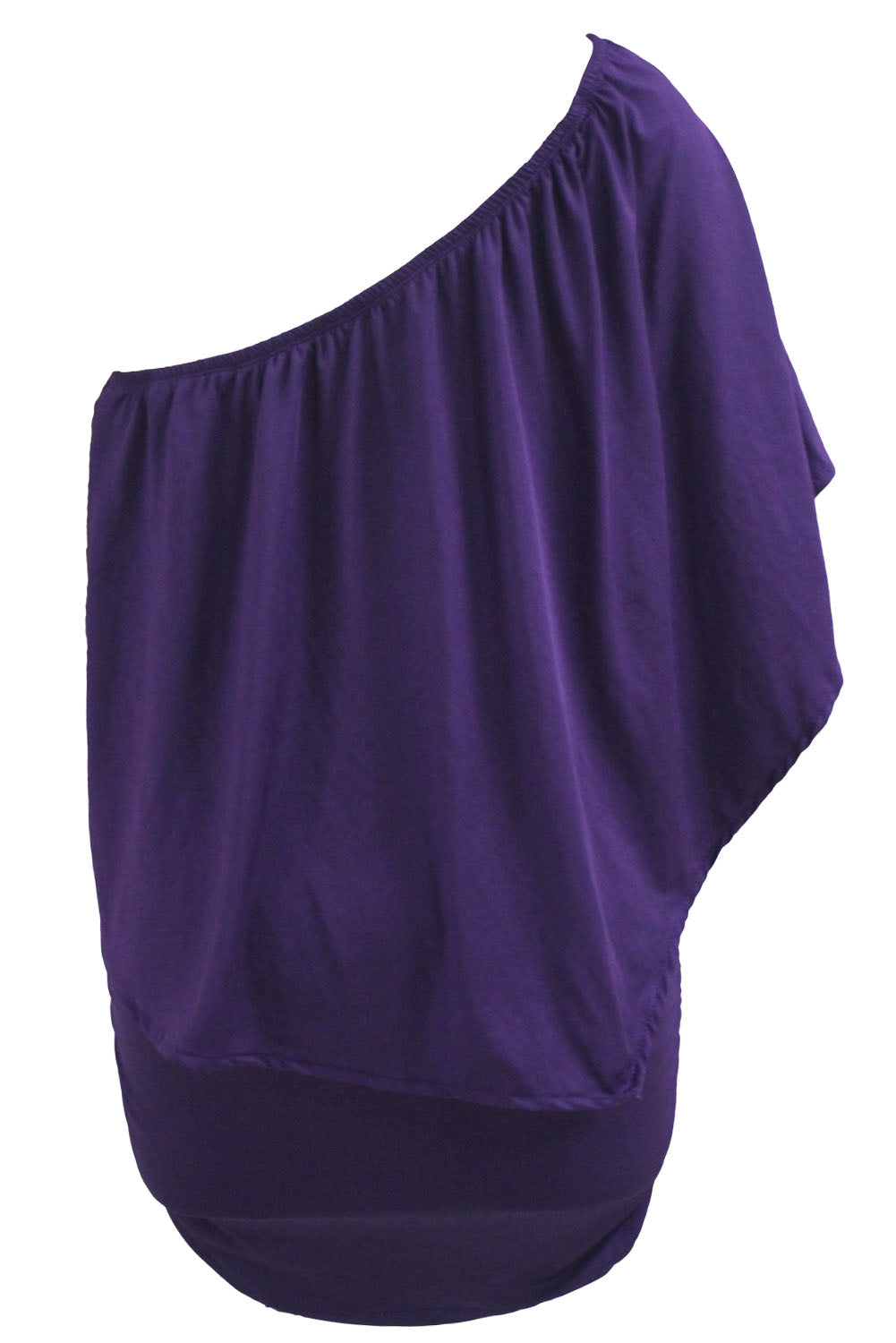 Multiple Dressing Layered Dark Blue Mini Poncho Dress