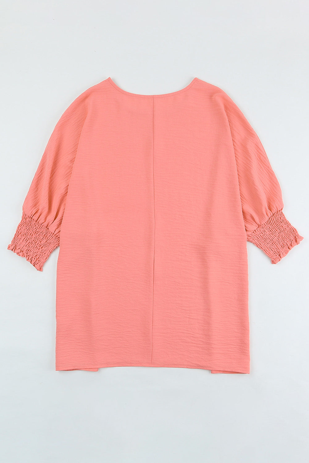 Rose Smocked Wrist Shift Top