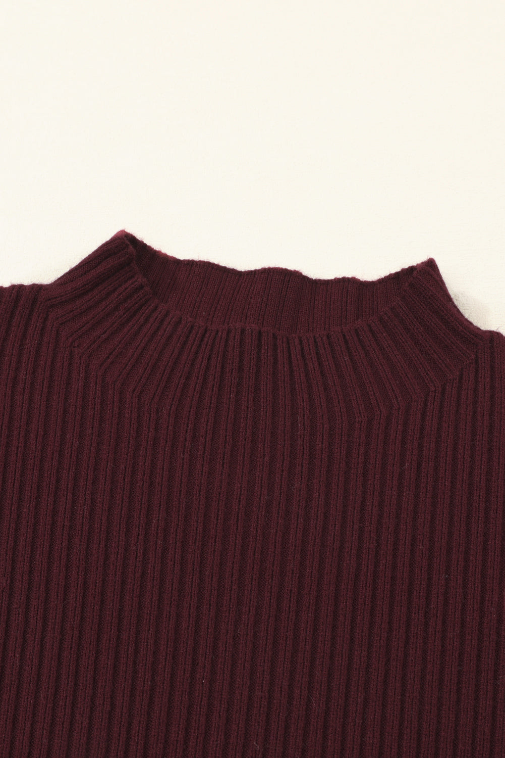 Beau Blue Patch Pocket Ribbed Knit Short Sleeve Sweater